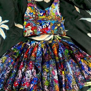 Wild Rich Kids Stained Glass Tutu set.